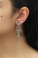 Earrings Ayala Bar Woman Shivering Moonlight in Metal Alloy Cristallo C2283 - C2283